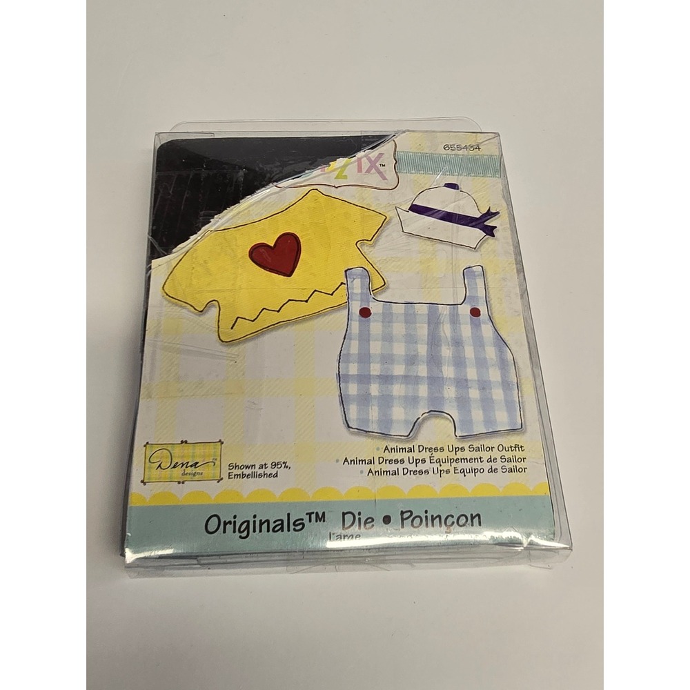 Sizzix Originals Die Dena Designs Animal Dress Ups Sailor‎ Outfit 655434 Large